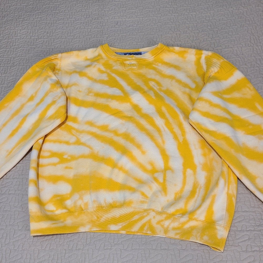 Vintage Starter bleached dyed sweatshirt size XL